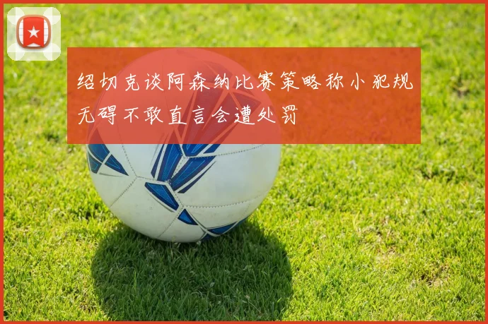 绍切克谈阿森纳比赛策略称小犯规无碍不敢直言会遭处罚